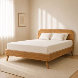 YAMA | מיטה זוגית מעץ מלא 180/200 ס"מ | OUTLET
